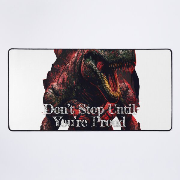 Item preview, Don't Stop Until You're Proud Bodybuilding Fitness Gym Workout Exercise Merch Print  Design designed and sold by tengamerx.