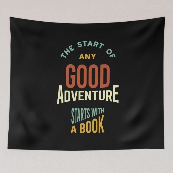 Item preview, Reading The Start of Any Good Adventure designed and sold by whyitsme.