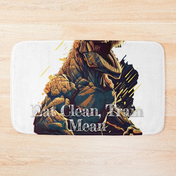 Item preview, Eat Clean, Train Mean Bodybuilding Fitness Gym Workout Exercise Merch Print  Design designed and sold by tengamerx.