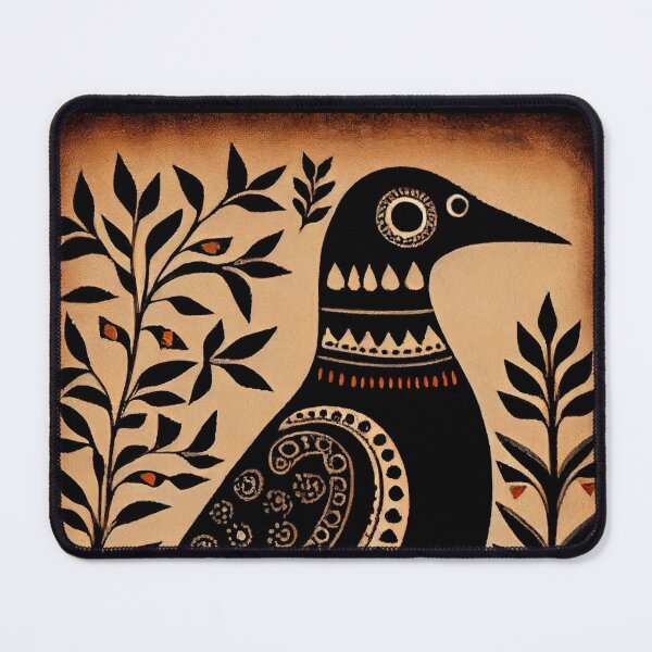 Item preview, Warli Bird designed and sold by Banded-Canyon.