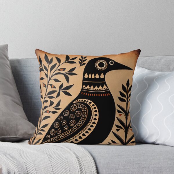 Item preview, Warli Bird designed and sold by Banded-Canyon.