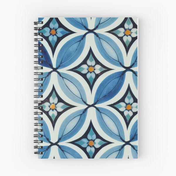 Item preview, Turkish Blue: Iznik Petal Tile Pattern designed and sold by EmeraldeaArt.