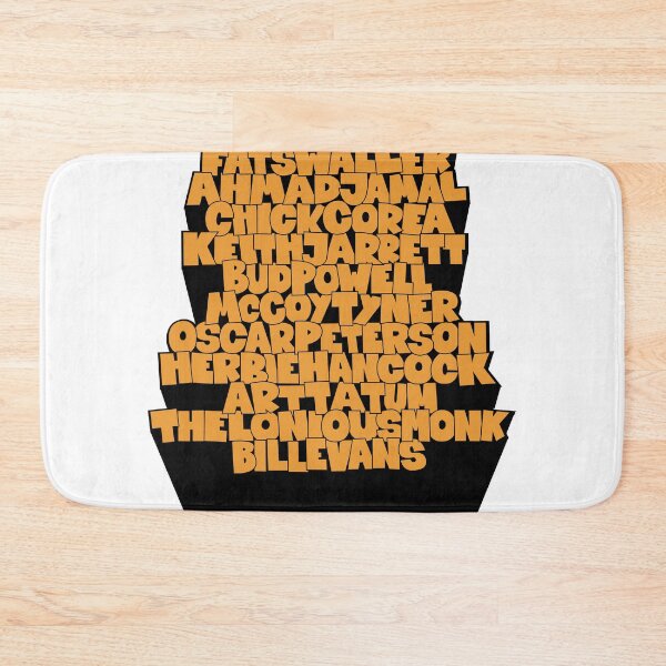 Item preview, Jazz Legends in Type: The Jazz Pianists designed and sold by Boogosh.