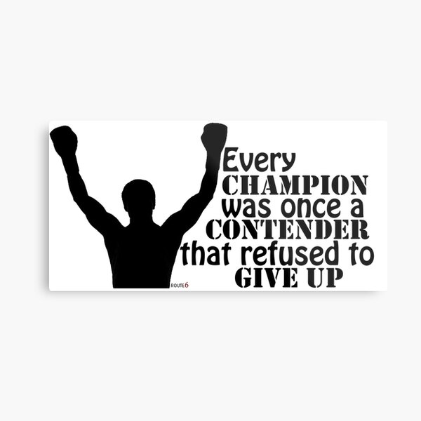 Rocky Balboa winning' Poster, picture, metal print, paint by Andy and John