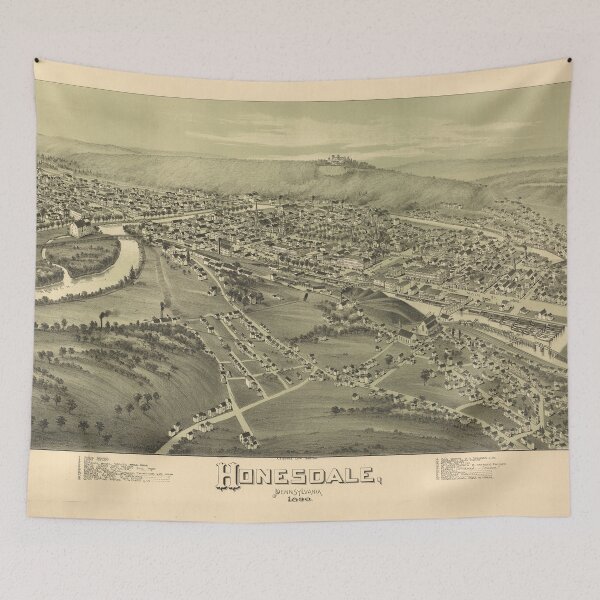 Item preview, Honesdale, Pennsylvania (1890) designed and sold by allhistory.