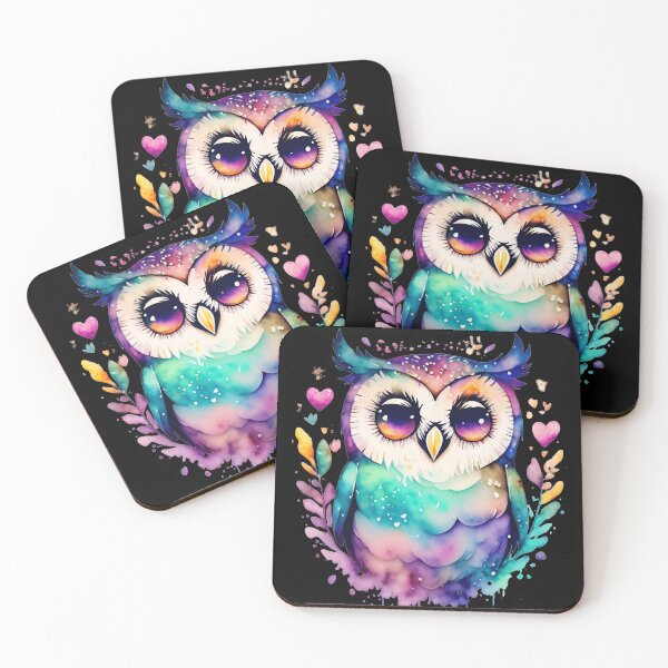 Item preview, Colorful owl with charming eyes designed and sold by Khaled Abdelnaser.