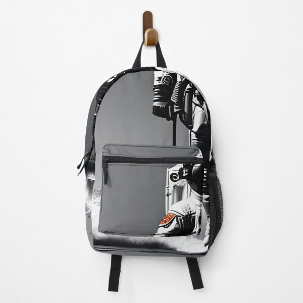 Item preview, black and white surfing astronaut designed and sold by redstar-design.