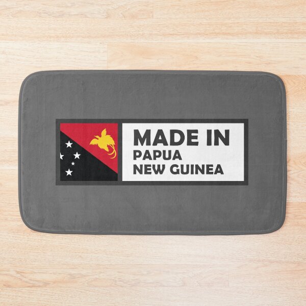 Item preview, Made In Papua New Guinea Flag Rectangle Framed Minimalistic designed and sold by WorldIsSmall.