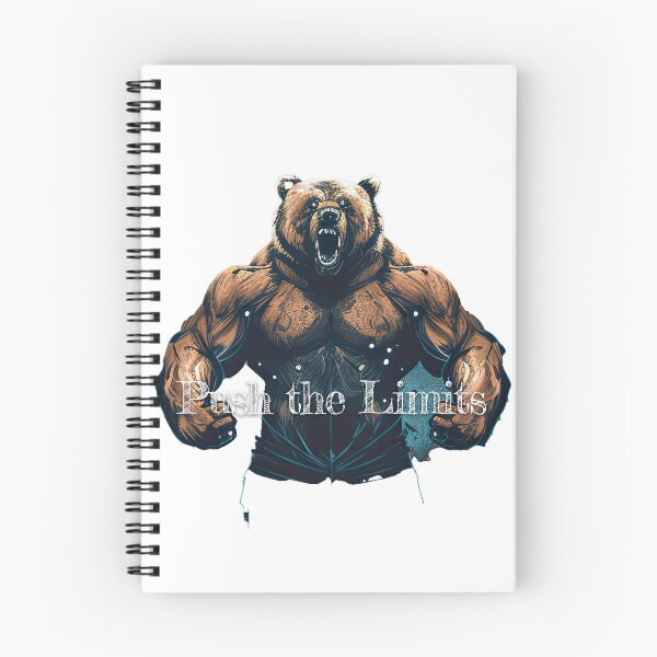 Item preview, Push the Limits Bodybuilding Fitness Gym Workout Exercise Merch Print  Design designed and sold by tengamerx.