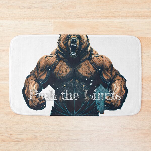 Item preview, Push the Limits Bodybuilding Fitness Gym Workout Exercise Merch Print  Design designed and sold by tengamerx.