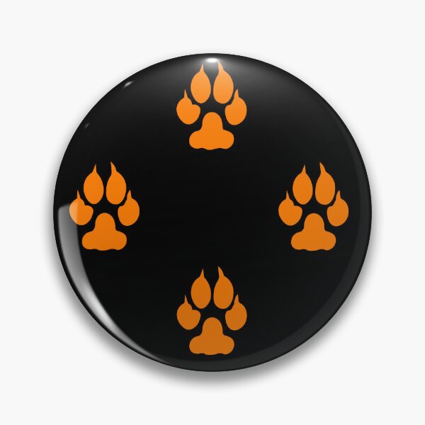 Item preview, Orange Golden dog paws designed and sold by andrew JOHNSEN.