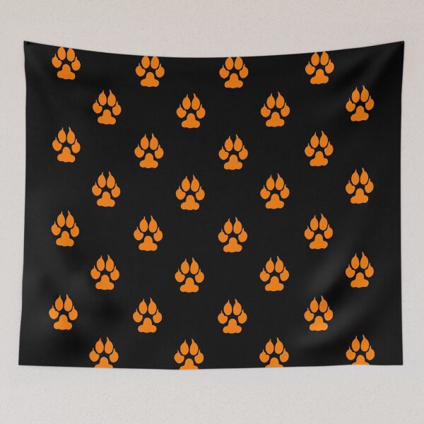 Item preview, Orange Golden dog paws designed and sold by andrew JOHNSEN.