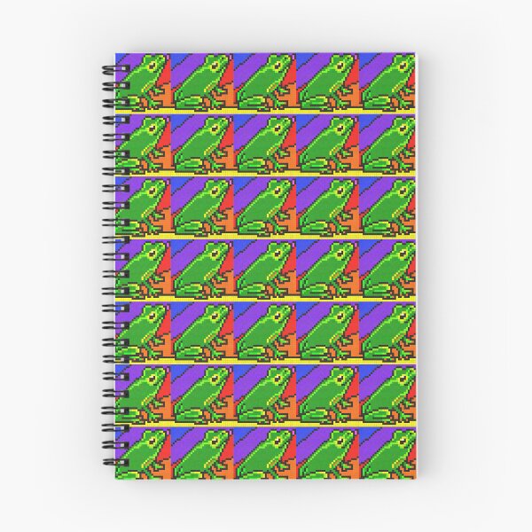 Item preview, Friendly Frog Pixel Painting designed and sold by CozyPixelFluff.