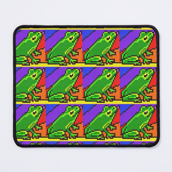 Item preview, Friendly Frog Pixel Painting designed and sold by CozyPixelFluff.
