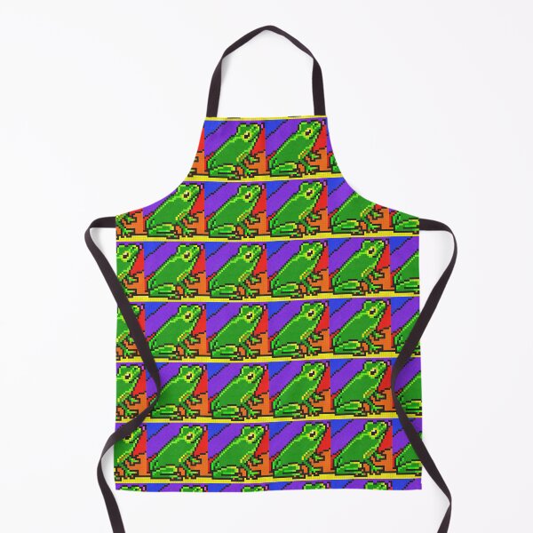 Item preview, Friendly Frog Pixel Painting designed and sold by CozyPixelFluff.