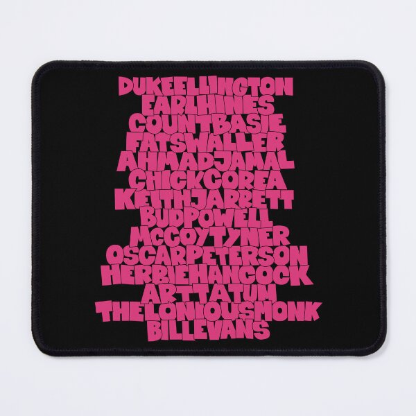 Item preview, Jazz Legends in Type: The Jazz Pianists designed and sold by Boogosh.
