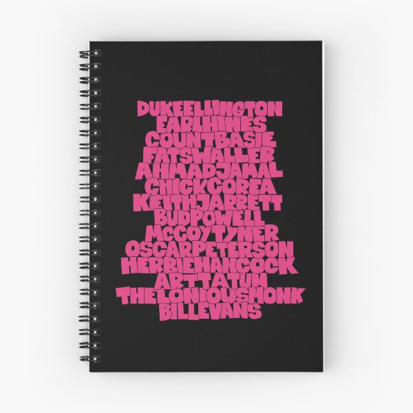 Item preview, Jazz Legends in Type: The Jazz Pianists designed and sold by Boogosh.