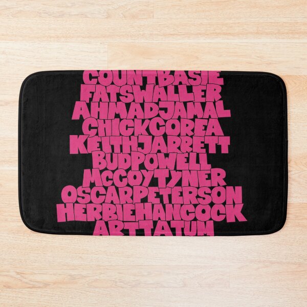 Item preview, Jazz Legends in Type: The Jazz Pianists designed and sold by Boogosh.