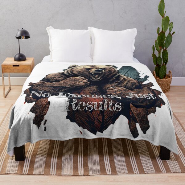 Artikelvorschau, No Excuses, Just Results Bodybuilding Fitness Gym Workout Exercise Merch Print Design entworfen und verkauft von tengamerx.