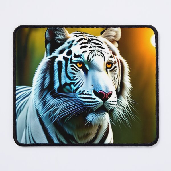 Item preview, white tiger in the forest designed and sold by redstar-design.