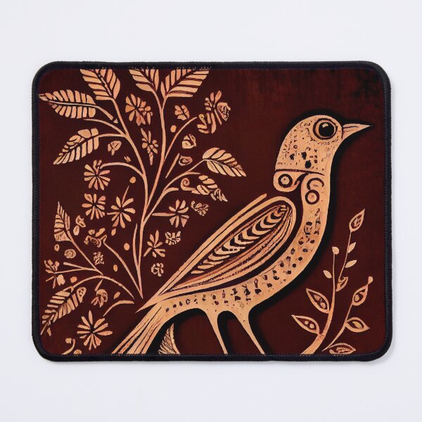 Item preview, Warli Bird designed and sold by Banded-Canyon.