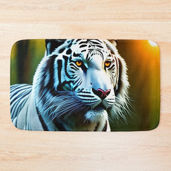 Item preview, white tiger in the forest designed and sold by redstar-design.