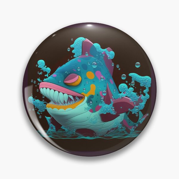 Item preview, Bruxish, the Colorful Psychic Fish in murky waters! designed and sold by Frocentric.