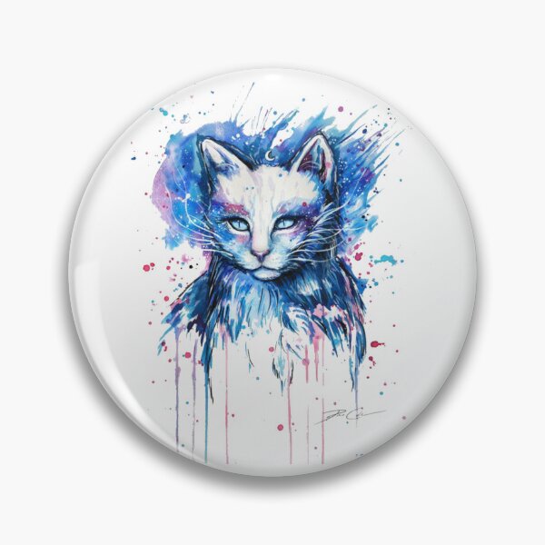 Item preview, Multicolored cat painting designed and sold by Gile-Shop.