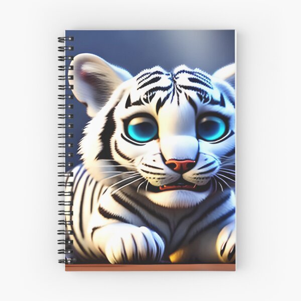Item preview, white tiger in pixar style designed and sold by redstar-design.