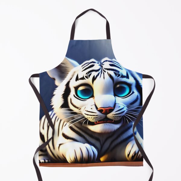 Item preview, white tiger in pixar style designed and sold by redstar-design.