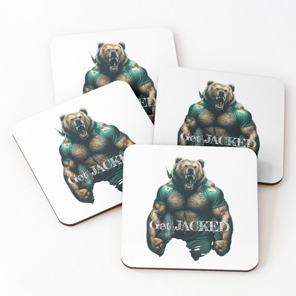 Item preview, Get JACKED Bodybuilding Fitness Gym Workout Exercise Merch Print  Design designed and sold by tengamerx.