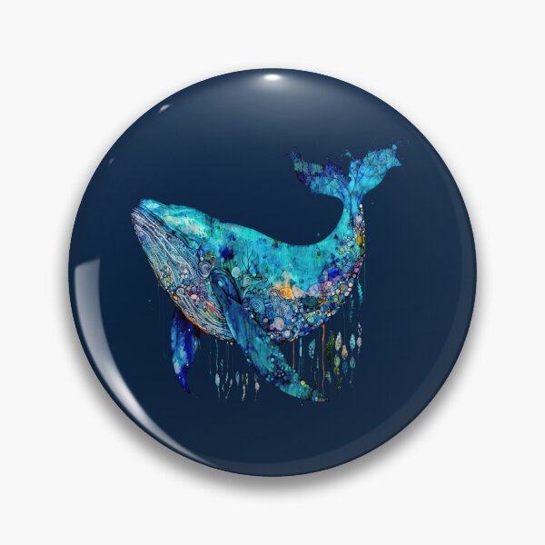 Artikelvorschau, Machen Sie einen Spritzer mit unserer Majestic Blue Whale Collection - Tauchen Sie ein in Oceanic Bliss! entworfen und verkauft von ThePurpleMelon.