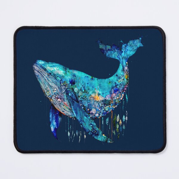 Artikelvorschau, Machen Sie einen Spritzer mit unserer Majestic Blue Whale Collection - Tauchen Sie ein in Oceanic Bliss! entworfen und verkauft von ThePurpleMelon.