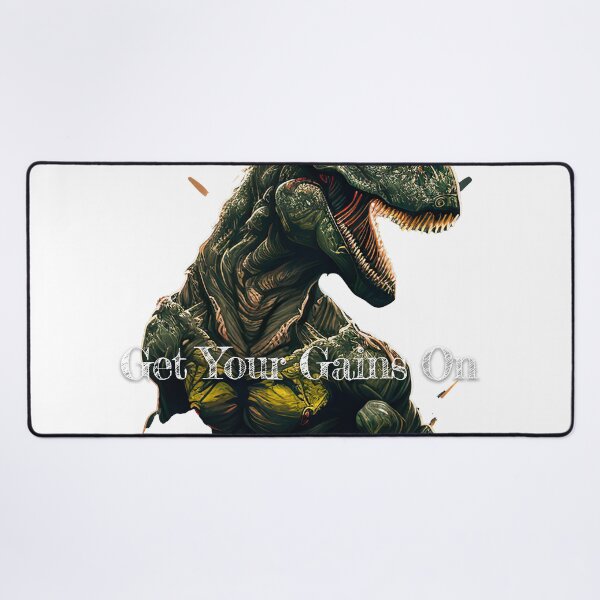 Item preview, Get Your Gains On Bodybuilding Fitness Gym Workout Exercise Merch Print  Design designed and sold by tengamerx.