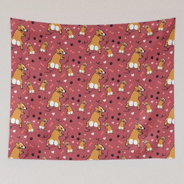 Item preview, Corgi butts and bones designed and sold by Paperfly Studio.