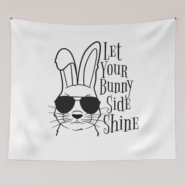 Item preview, Let Your Bunny Side Shine - Easter Bunny Funny Pun designed and sold by zptees.