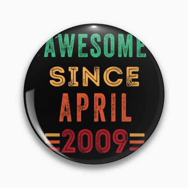 Item preview, Awesome since April 2009 birthday shirt designed and sold by Gerald Waters.