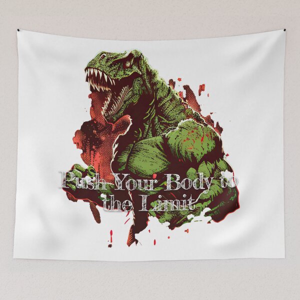 Item preview, Push Your Body to the Limit Bodybuilding Fitness Gym Workout Exercise Merch Print  Design designed and sold by tengamerx.