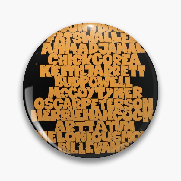 Item preview, Jazz Legends in Type: The Jazz Pianists designed and sold by Boogosh.