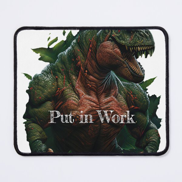Item preview, Put in Work Bodybuilding Fitness Gym Workout Exercise Merch Print Design designed and sold by tengamerx.
