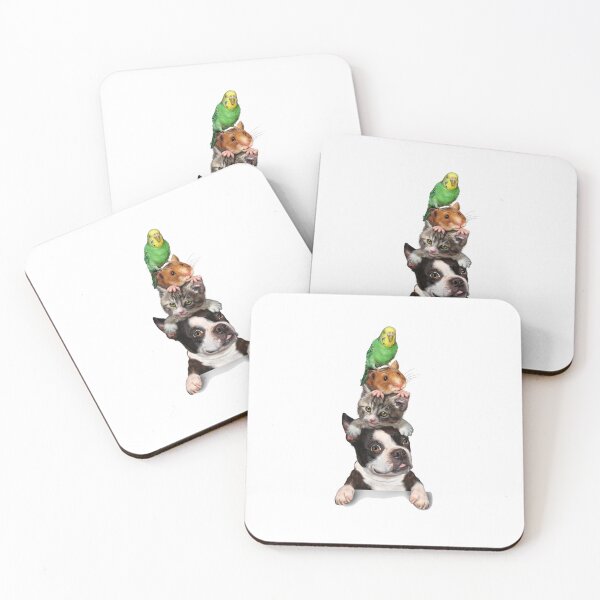 Item preview,  Pet sitting Hamster Dog Kitten And Parrot designed and sold by Gile-Shop.