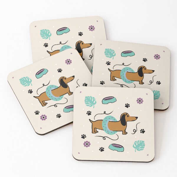 Item preview, Dachshund summer  designed and sold by Paperfly Studio.