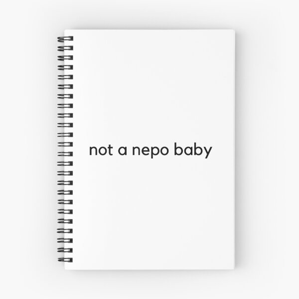 Item preview, Not a nepo baby t shirt a baby with no talent  designed and sold by dariabeyger.