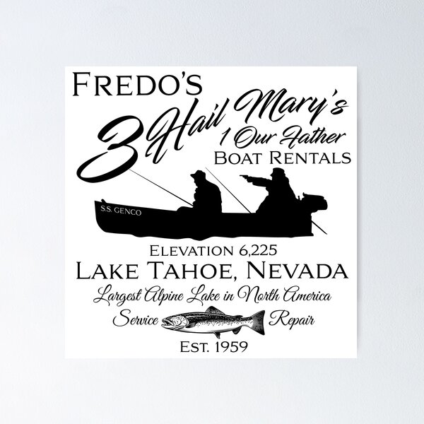 Item preview, Fredo's 3 Hail Mary's 1 Our Father Boat Rentals designed and sold by segrob.