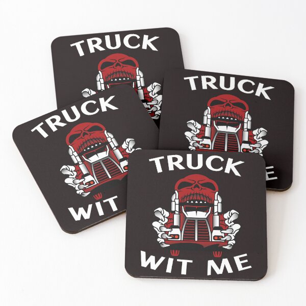 Item preview, Mad Trucker Truckers Skull Truck Wit Me NFRW designed and sold by TeamsterLife.