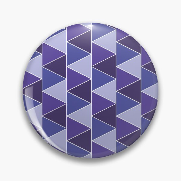 Item preview, Purple and Blue Triangle Maximalist Seamless Pattern designed and sold by CreativeDraws42.