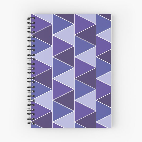 Item preview, Purple and Blue Triangle Maximalist Seamless Pattern designed and sold by CreativeDraws42.