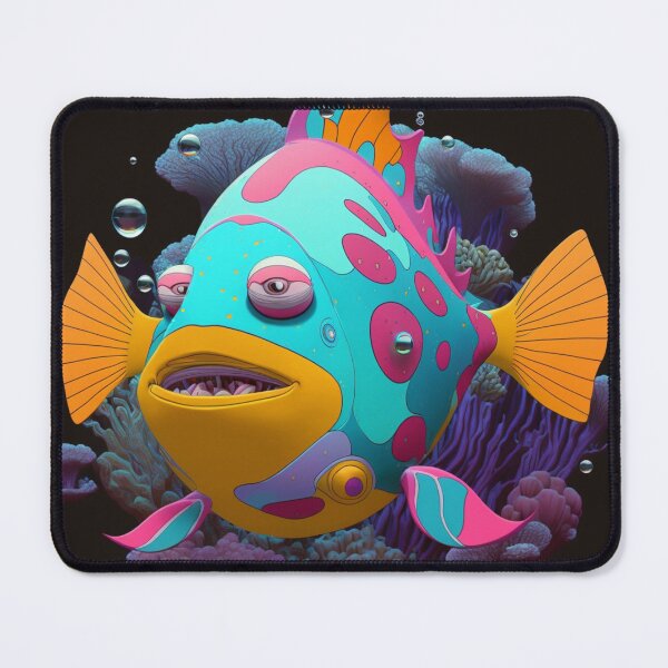 Item preview, Bruxish, the Colorful Psychic Fish in murky waters! designed and sold by Frocentric.