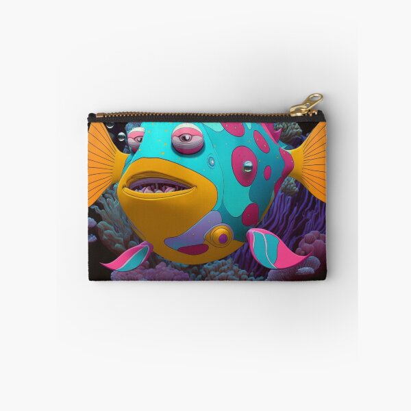 Item preview, Bruxish, the Colorful Psychic Fish in murky waters! designed and sold by Frocentric.