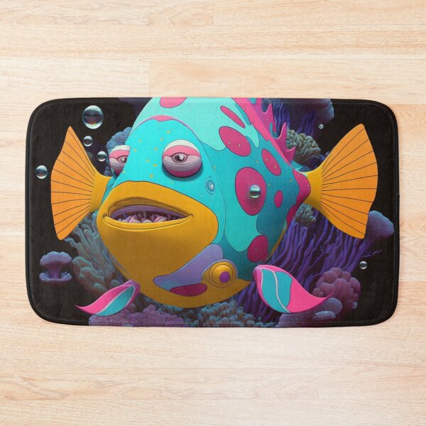 Item preview, Bruxish, the Colorful Psychic Fish in murky waters! designed and sold by Frocentric.
